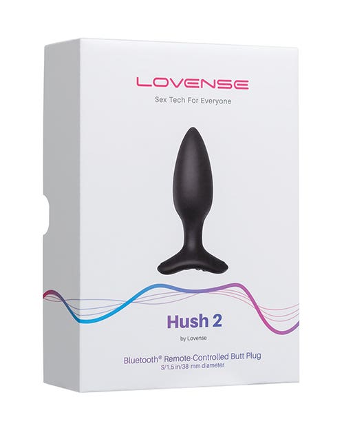 Lovense - Hush 2 (1.5 in) - Bluetooth Remote-Controlled Butt Plug