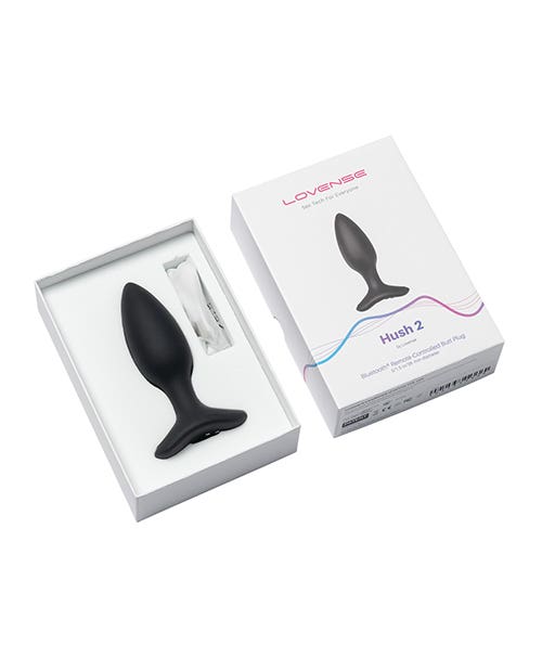 Lovense - Hush 2 (1.5 in) - Bluetooth Remote-Controlled Butt Plug