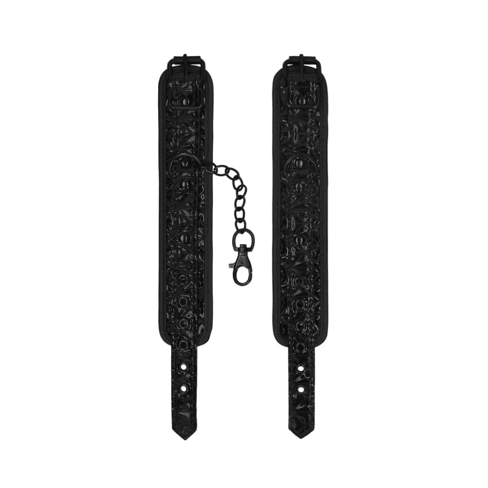 SHOTS Ouch! - Diamond Pattern Handcuffs