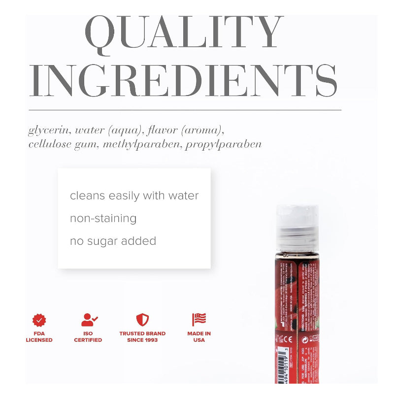 System Jo - H2O Watermelon Edible Water-Based Lubricant  30ml
