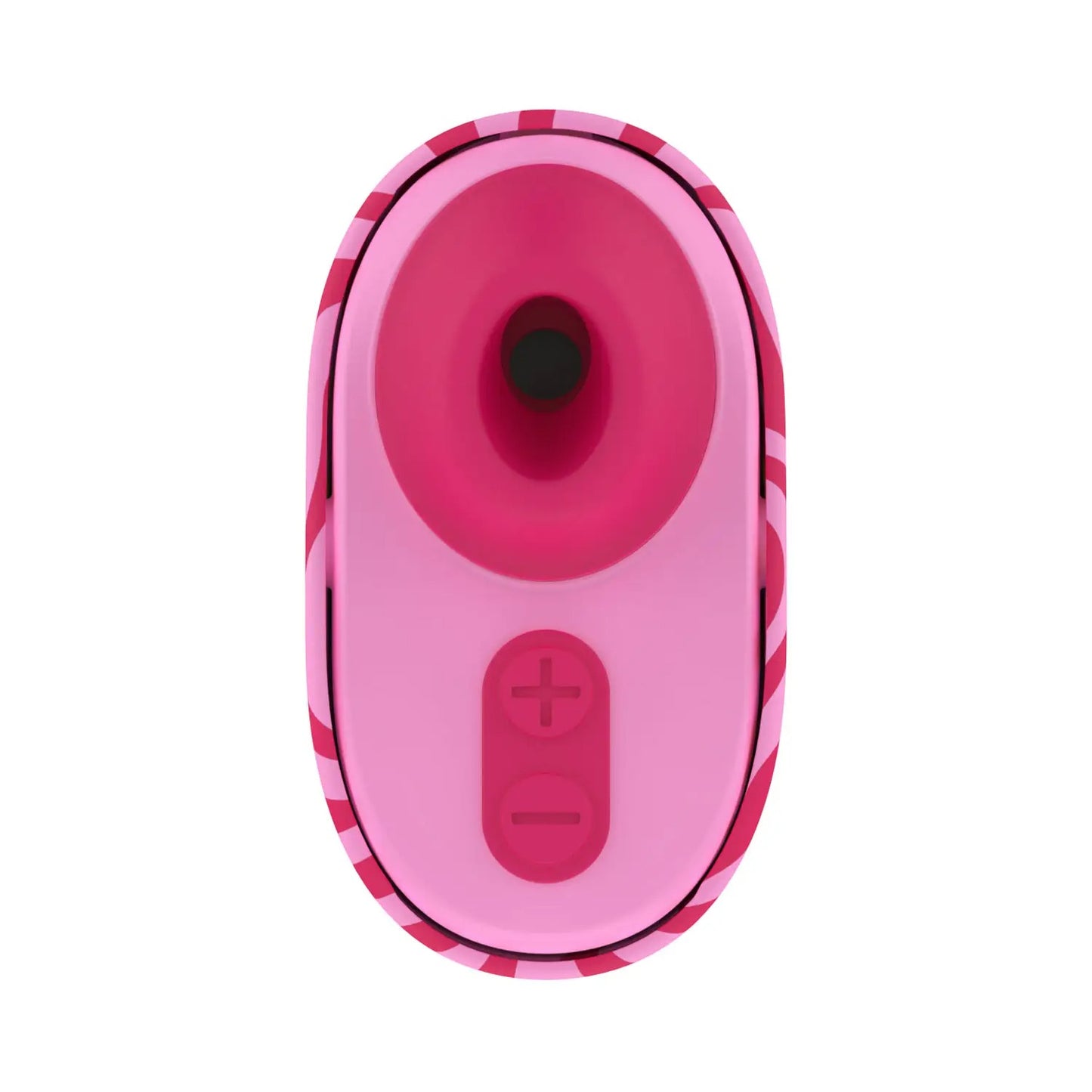 Front view of ROMP Spin showing soft silicone stimulation opening.