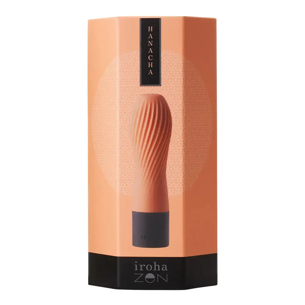 Iroha Zen vibrator retail box with minimalist and elegant packaging design