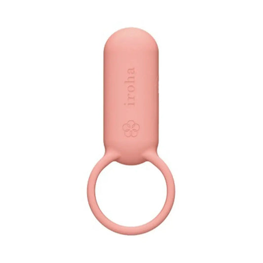 Iroha SVR Vibrating Cock Ring Coral Pink flexible silicone ergonomic design Singapore