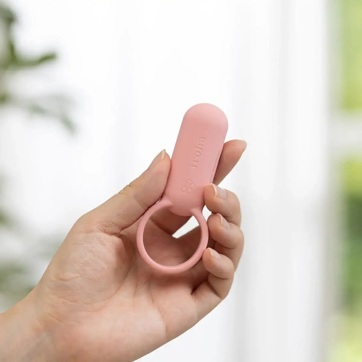 Iroha SVR Vibrating Cock Ring Coral Pink modern sleek design easy to use Singapore