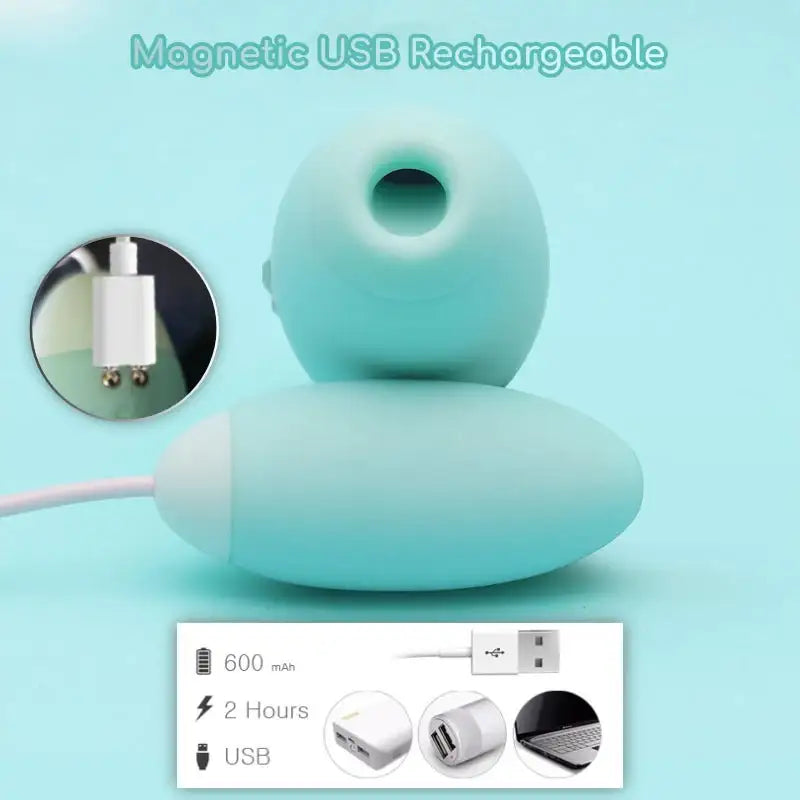 KISSTOY® Miss VV - Dual Action Cunnilingus Egg Vibrator - Frisky Business Adult Sex Toys Shop