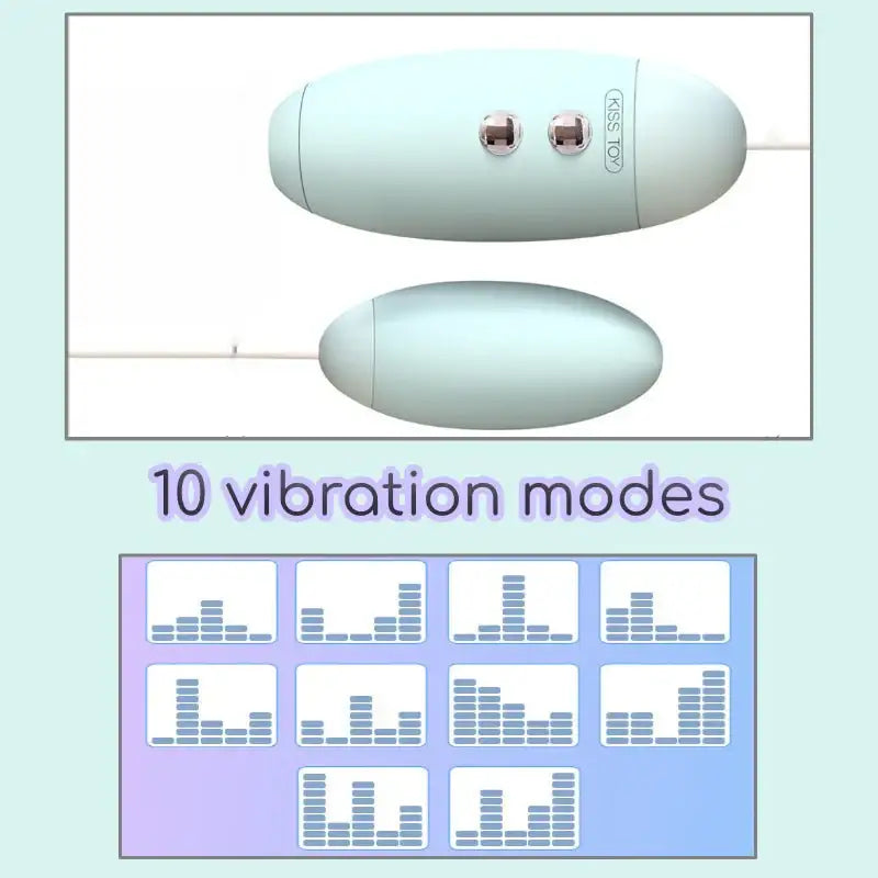 KISSTOY® Miss VV - Dual Action Cunnilingus Egg Vibrator - Frisky Business Adult Sex Toys Shop