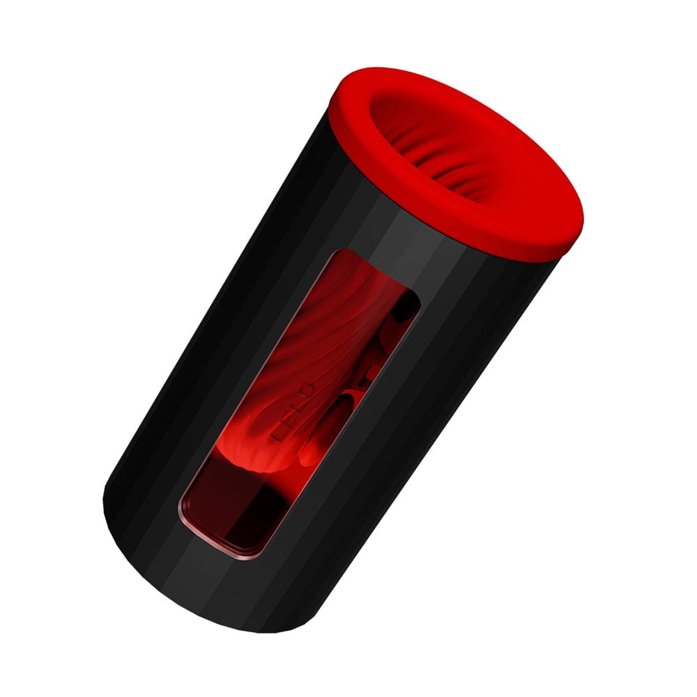 Lelo - F1S V3 App AI Interactive Masturbator - Red (2 Sizes)
