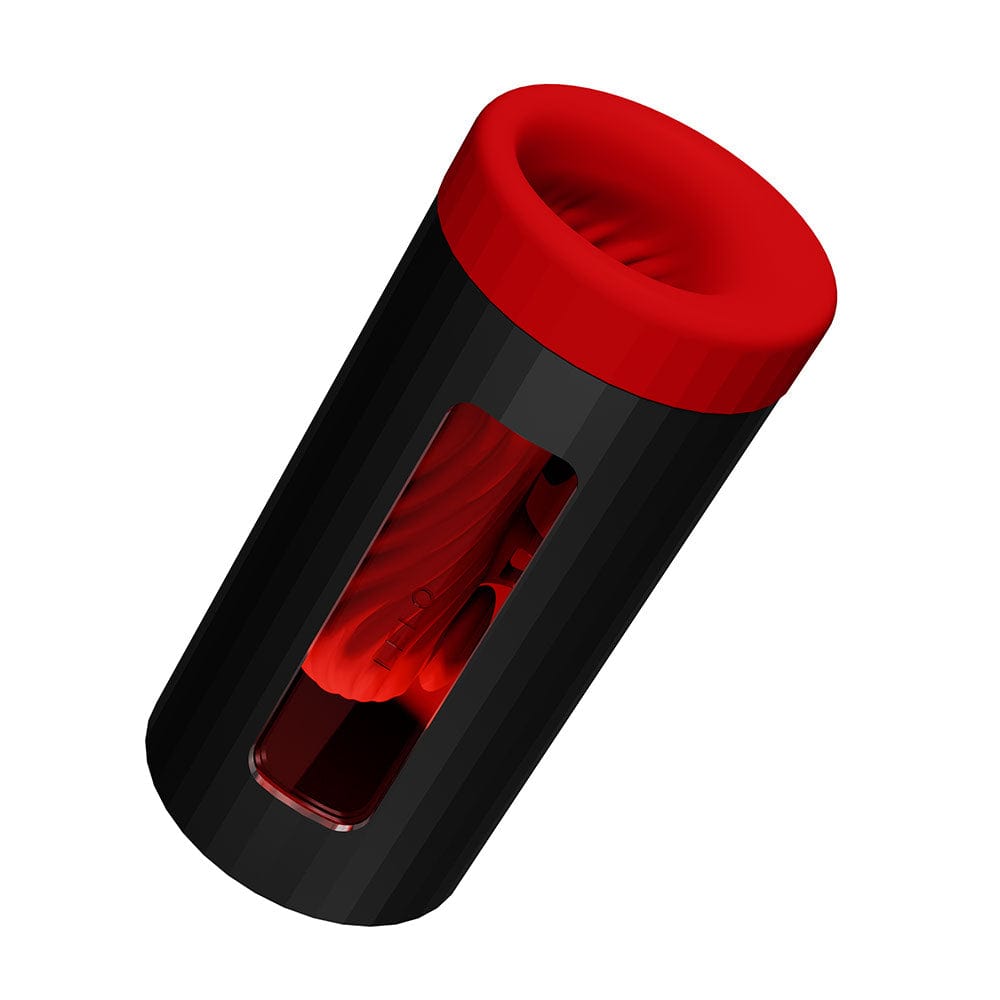 Lelo - F1S V3 App AI Interactive Masturbator - Red (2 Sizes)