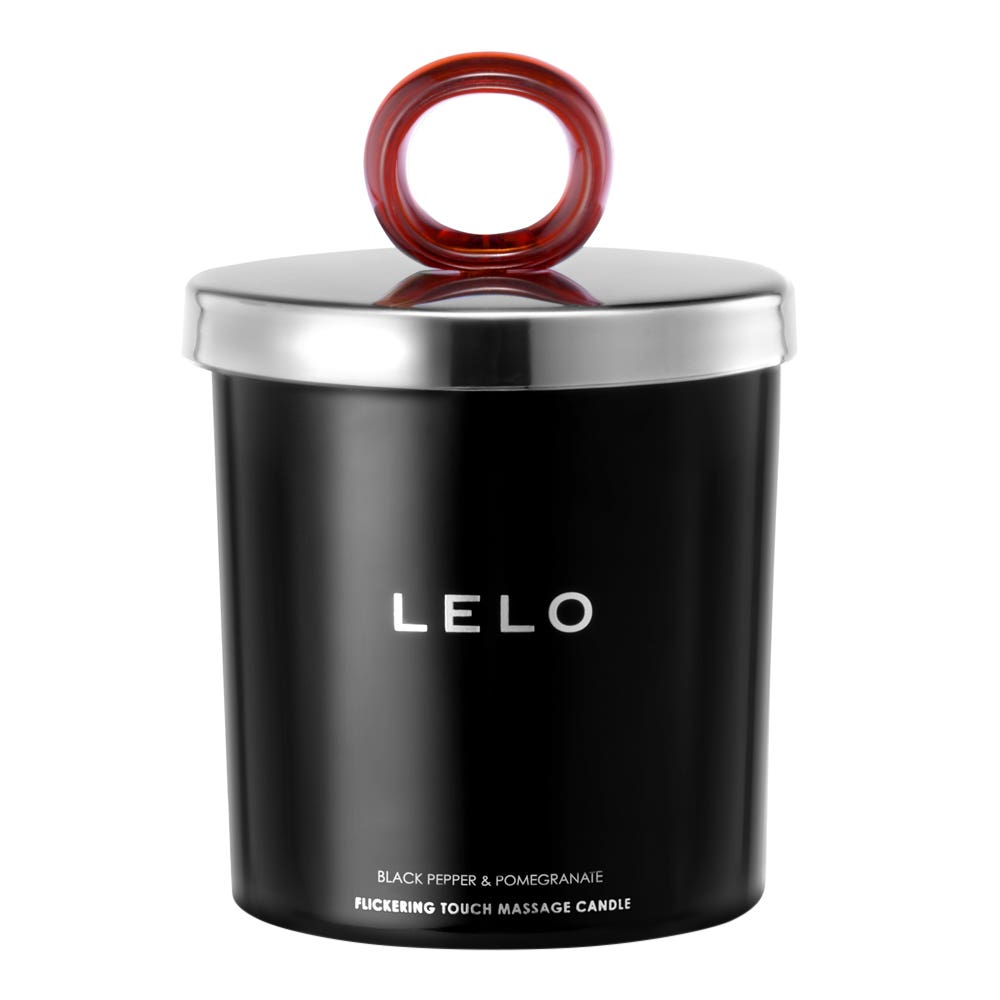 LELO - Flickering Touch Massage Candle - Black Pepper & Pomegranate - FRISKY BUSINESS SG