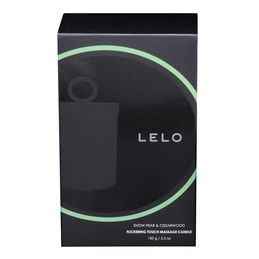 LELO - Flickering Touch Massage Candle - Snow Pear & Cedarwood - FRISKY BUSINESS SG