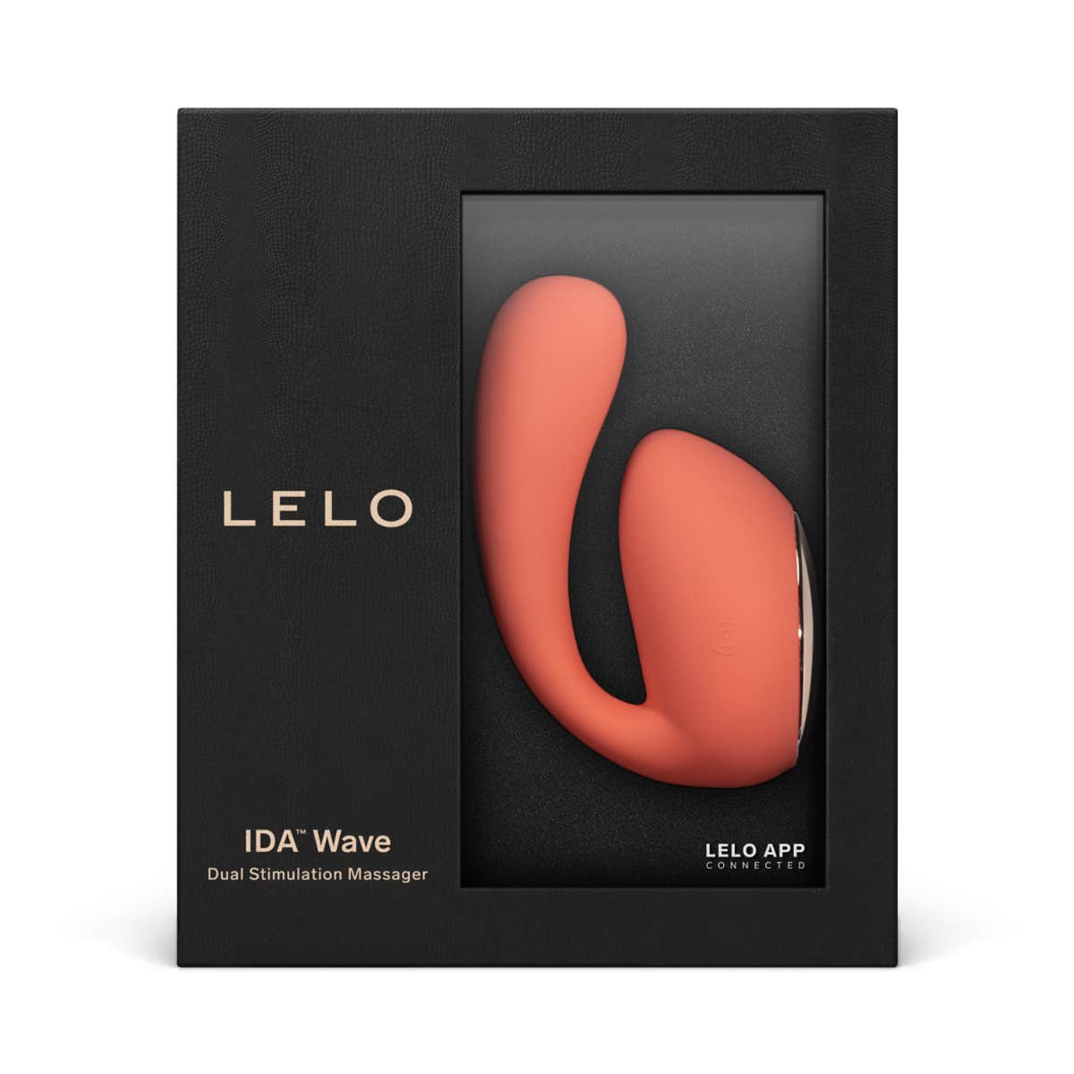 LELO - Ida™ Wave App Controlled Dual Stimulation Massager - Coral Red - FRISKY BUSINESS SG