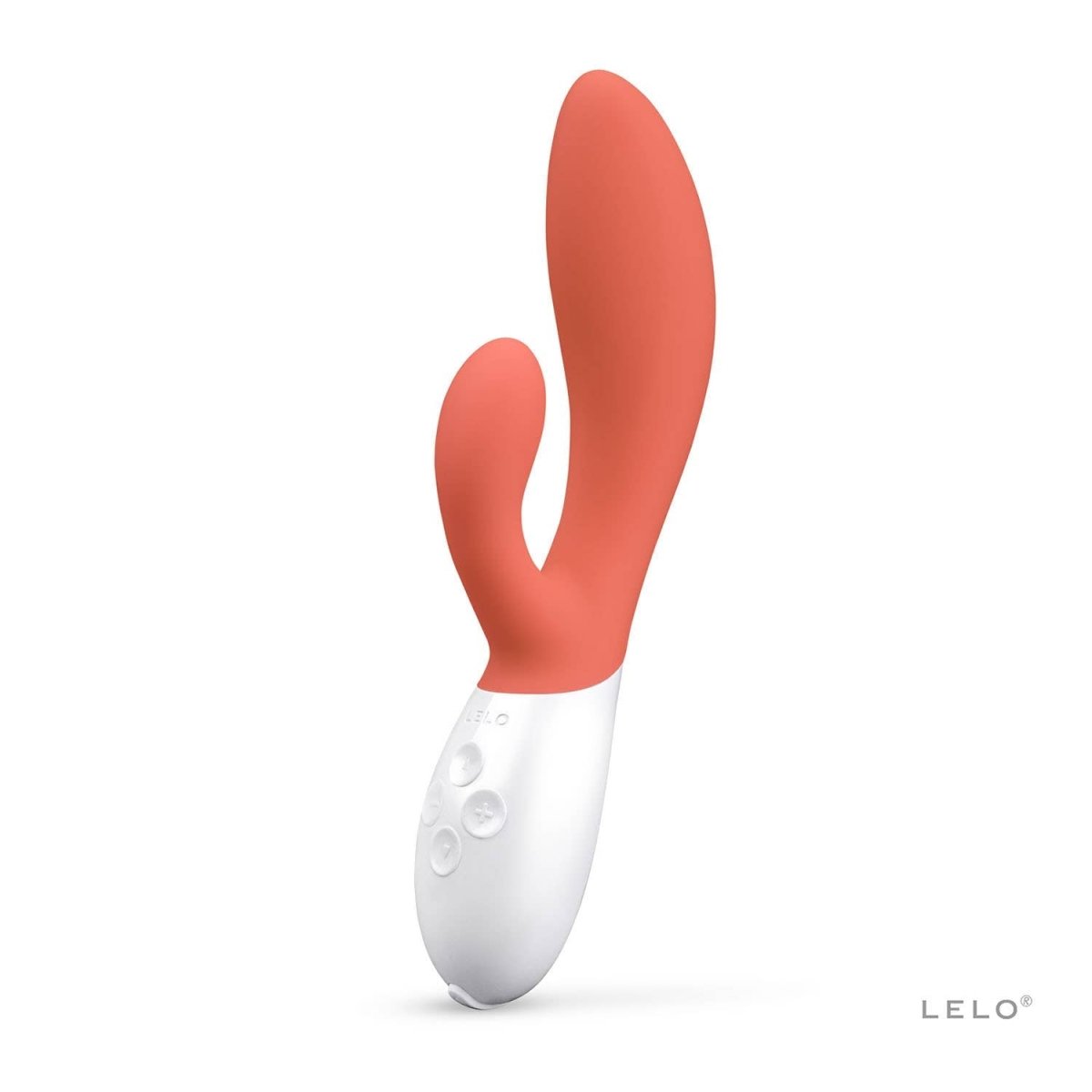 Lelo - Ina™ 3 - Rabbit Vibrator - Coral Red - FRISKY BUSINESS SG