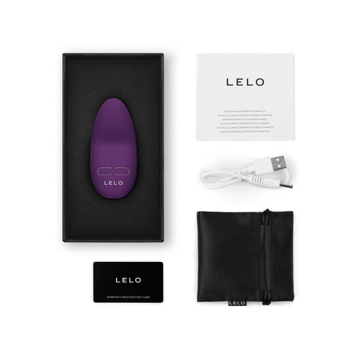LELO - Lily 3 Mini Vibrating Personal Massager - Dark Plum - FRISKY BUSINESS SG
