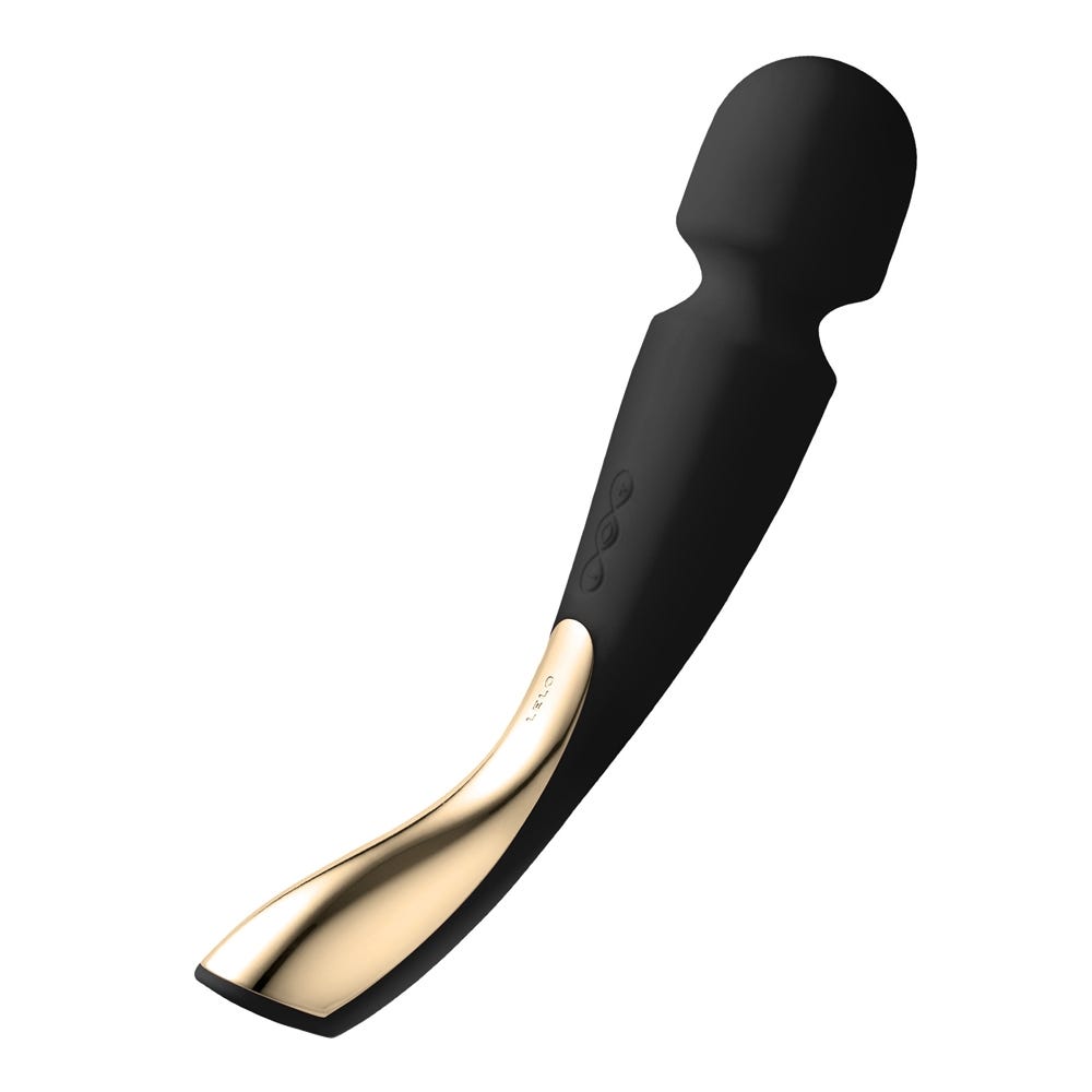 LELO - Smart Wand 2 - Large - Black - FRISKY BUSINESS SG