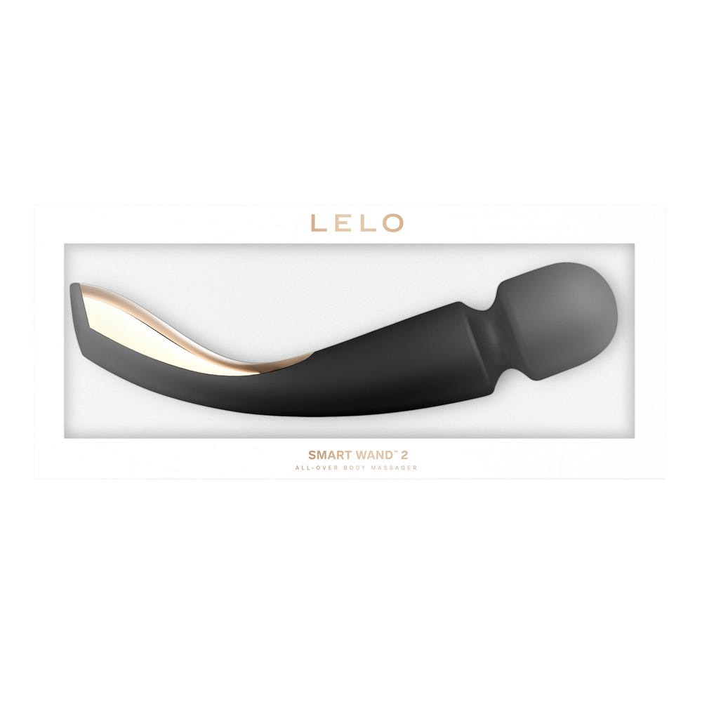 LELO - Smart Wand 2 - Large - Black - FRISKY BUSINESS SG