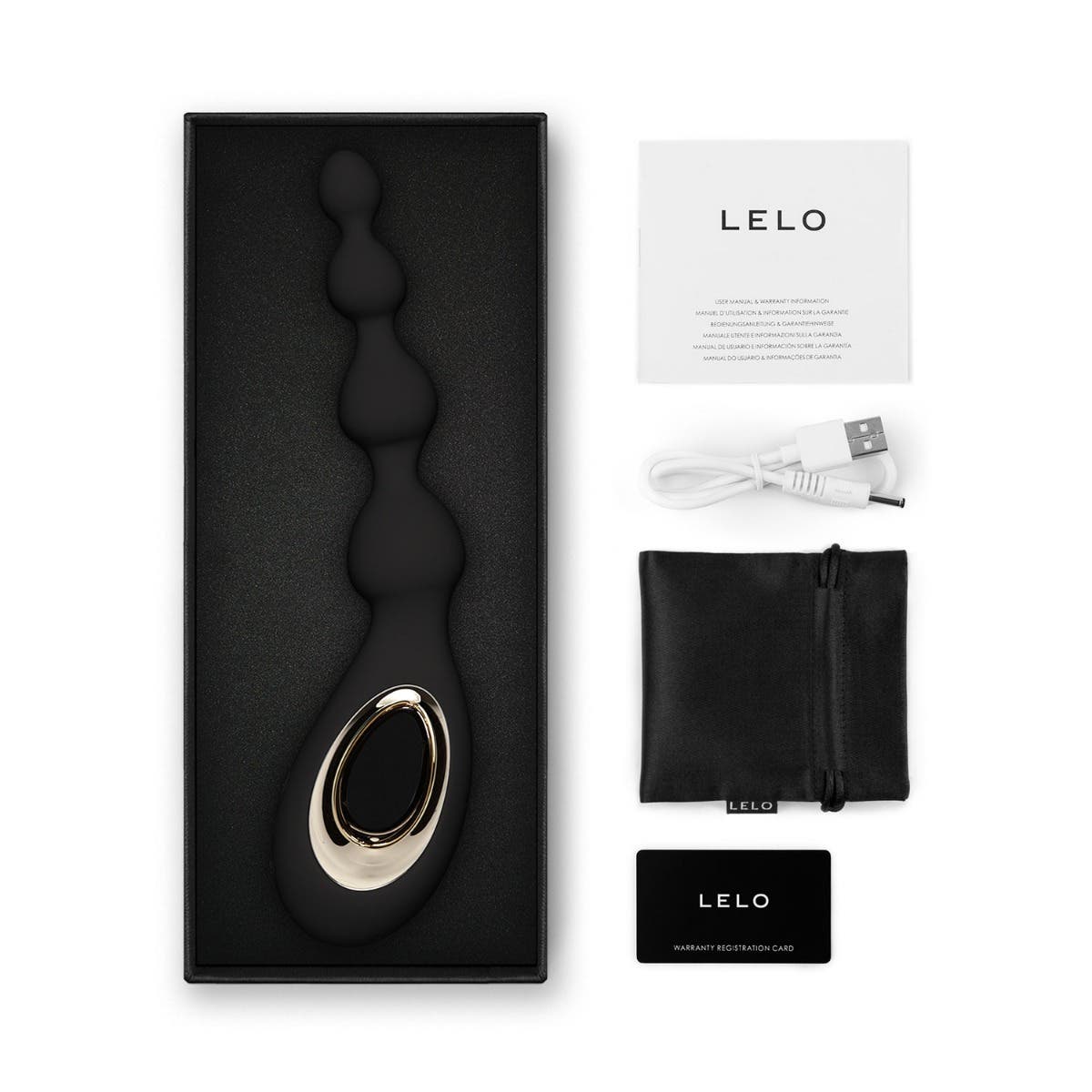 Lelo - Soraya Beads Anal Massager (Black)