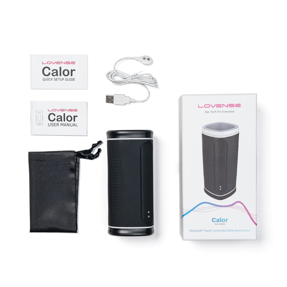 Lovense - Calor App/Bluetooth Controlled Heating Male Masturbator - FRISKY BUSINESS SG