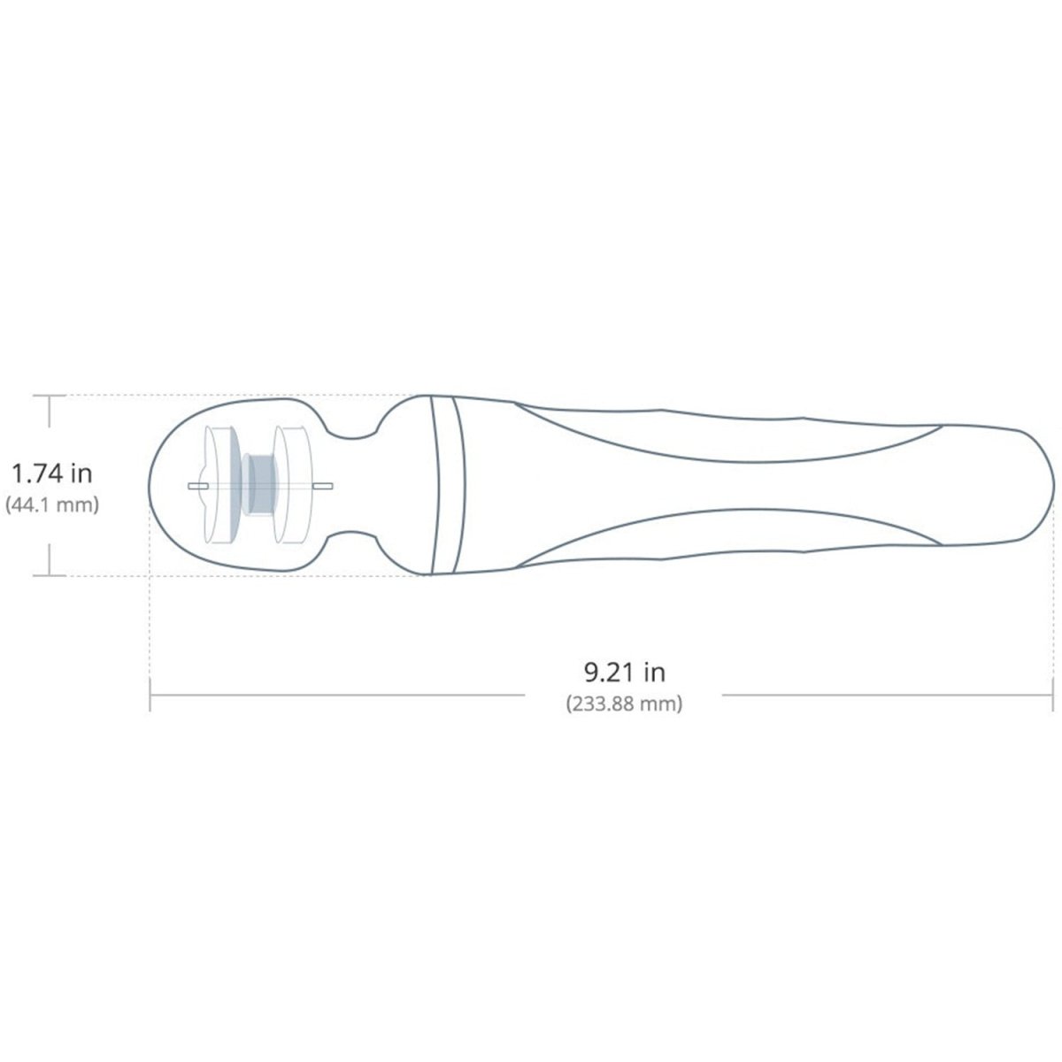 Lovense - Domi Wand 2 App Controlled Super Powerful Mini Wand - FRISKY BUSINESS SG