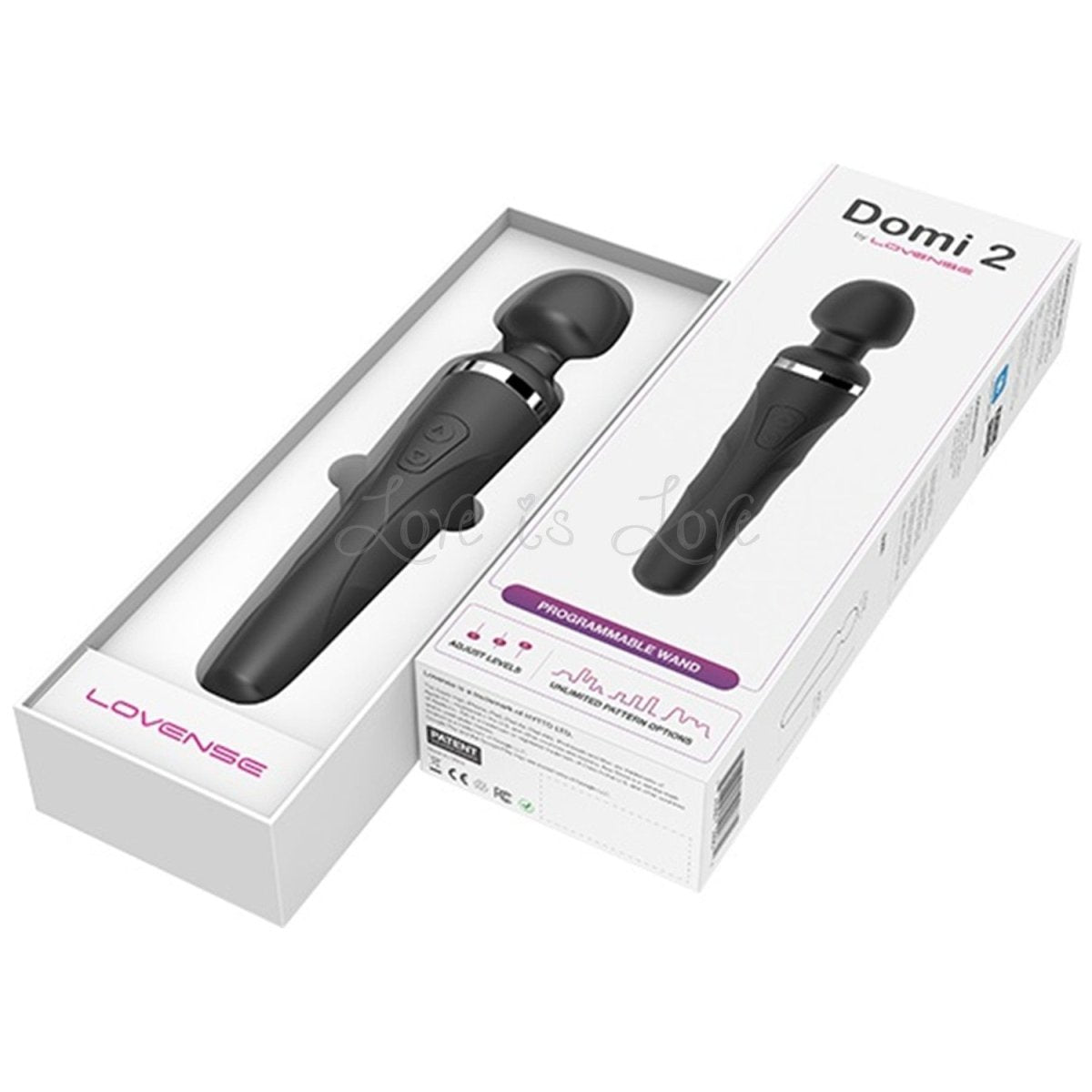Lovense - Domi Wand 2 App Controlled Super Powerful Mini Wand - FRISKY BUSINESS SG