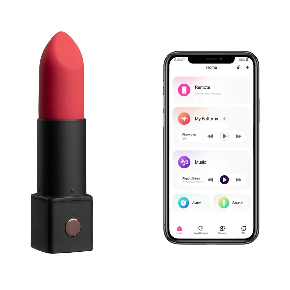 Lovense Exomoon Bluetooth Lipstick Bullet Vibrator - FRISKY BUSINESS SG