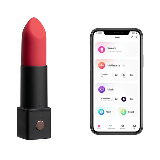 Lovense Exomoon Bluetooth Lipstick Bullet Vibrator - FRISKY BUSINESS SG