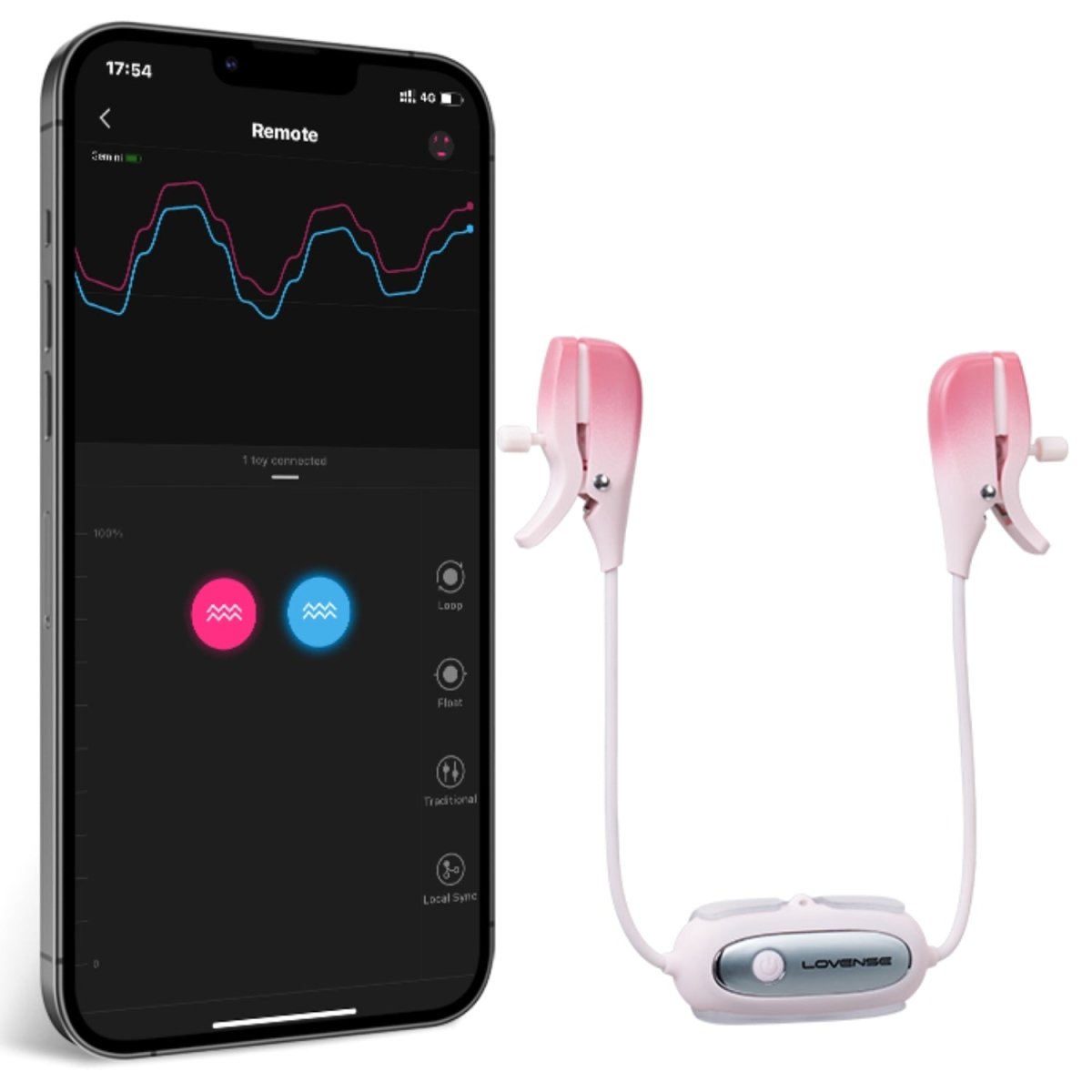 Lovense - Gemini Nipple Vibrator - FRISKY BUSINESS SG