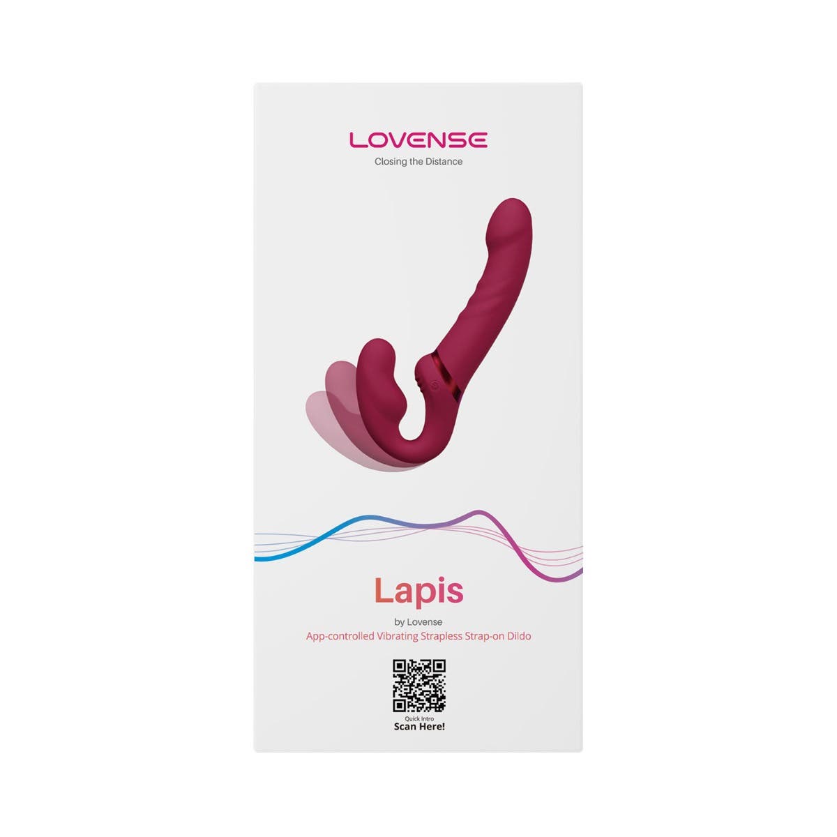 Lovense - Lapis App-Controlled Strapless Dildo