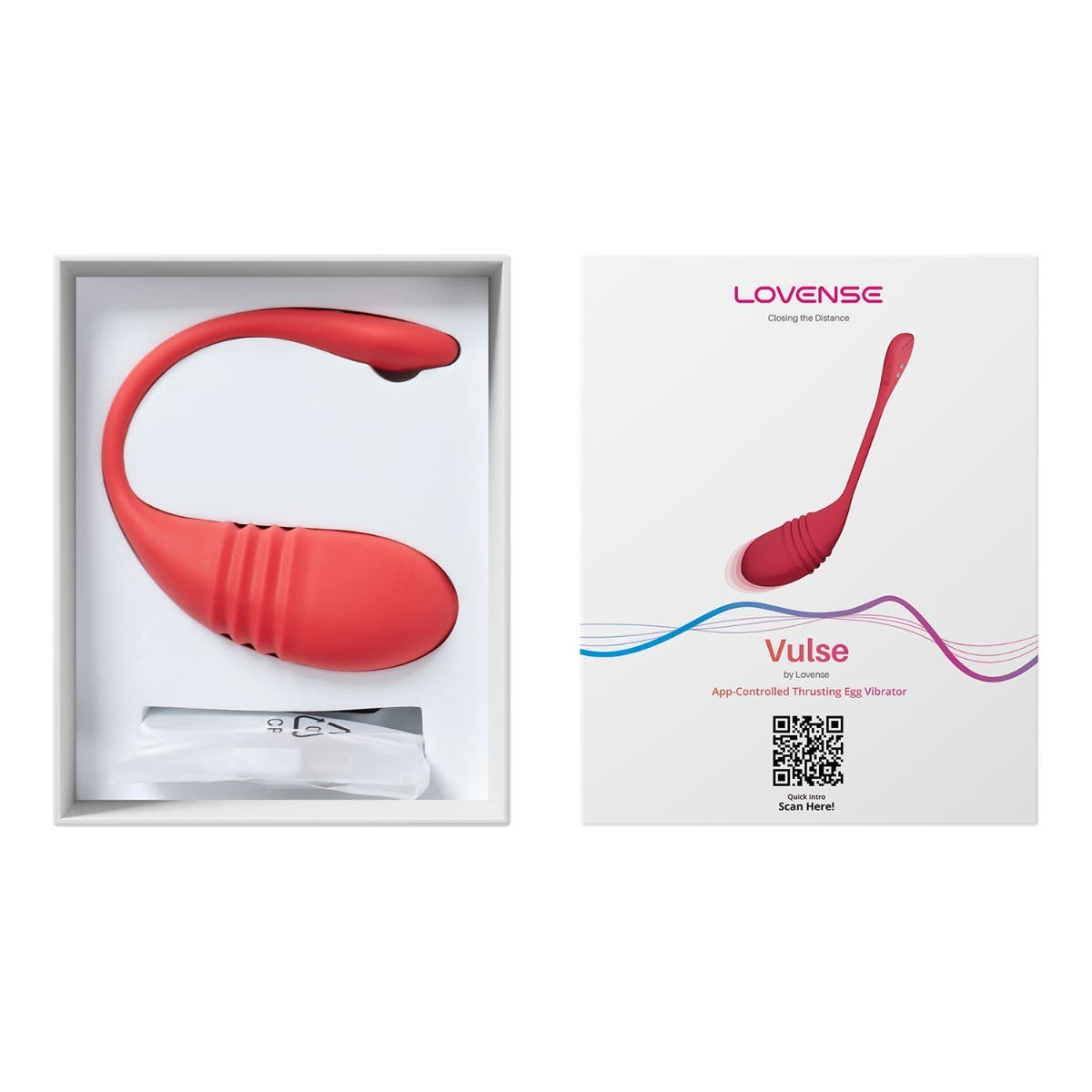 Lovense - Vulse Thrusting Egg Vibrator, APP-Controlled