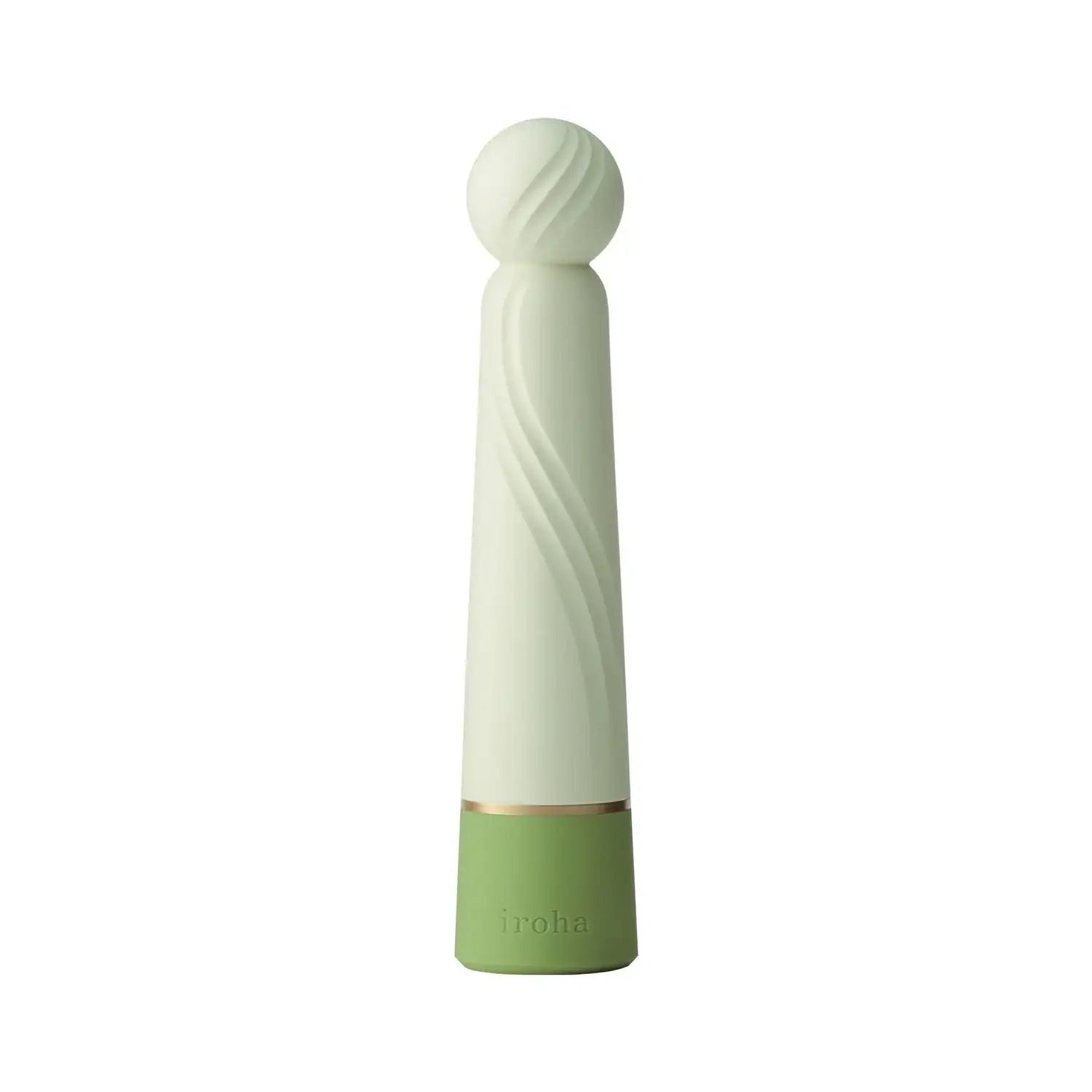 Iroha Rin + Hisui Momosango Mini Wand Vibrator Milk Green compact ergonomic design smooth silicone Singapore