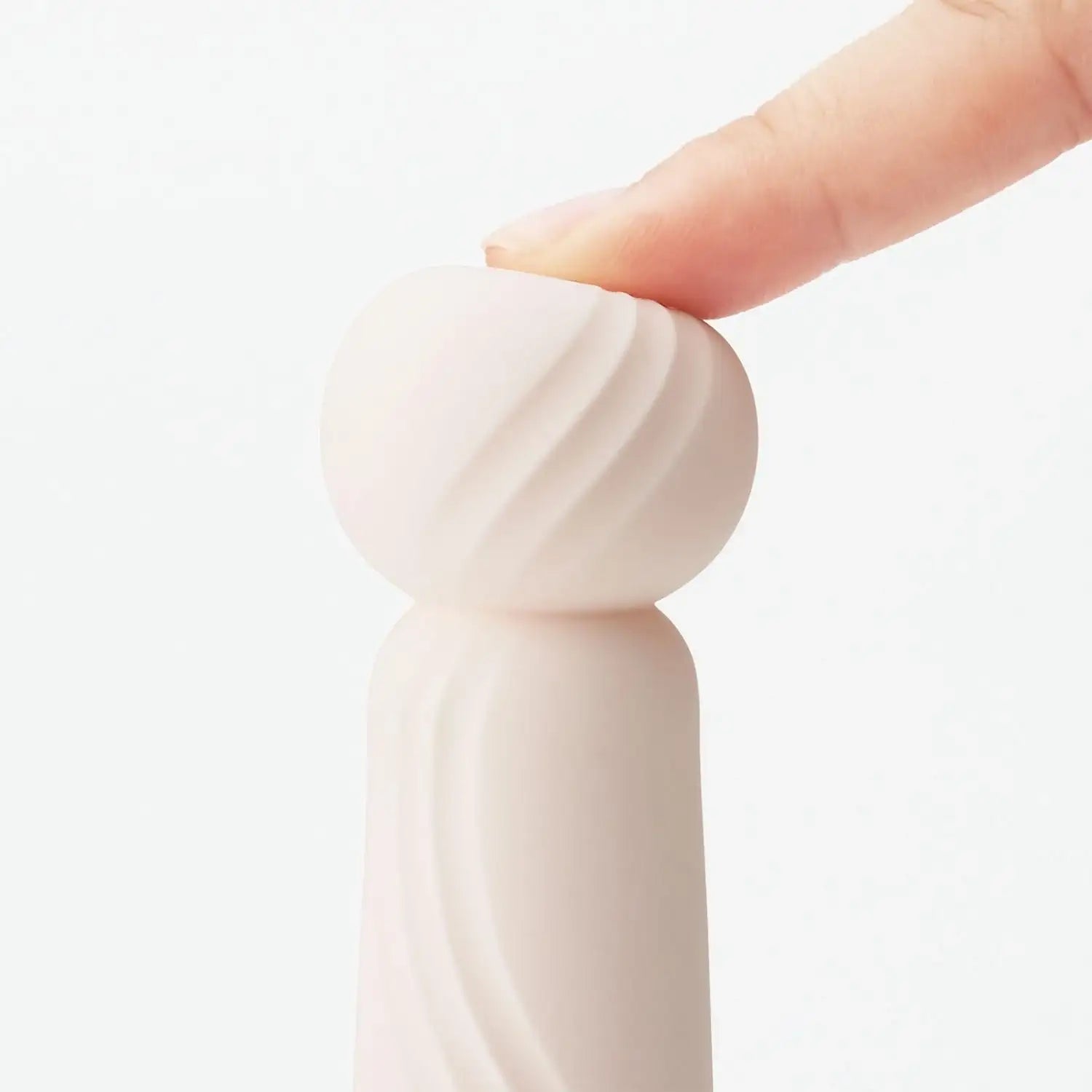 Iroha Rin+ Sango Mini Wand Vibrator Rose Petal Pink body-safe silicone soft touch Singapore