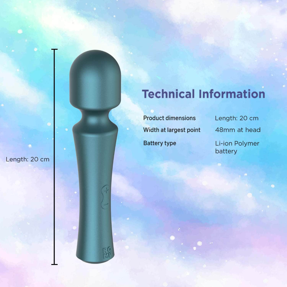 ROMP - Presto Powerful Silicone Vibrating Wand