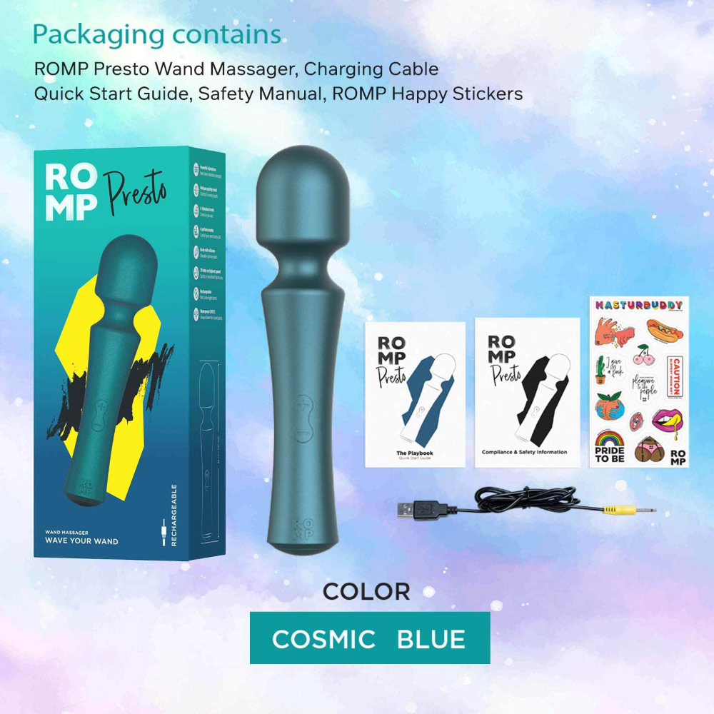 ROMP - Presto Powerful Silicone Vibrating Wand