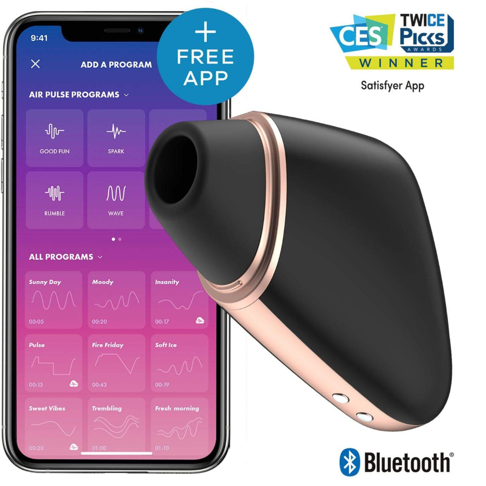 Satisfyer - Love Triangle Connect App - Black