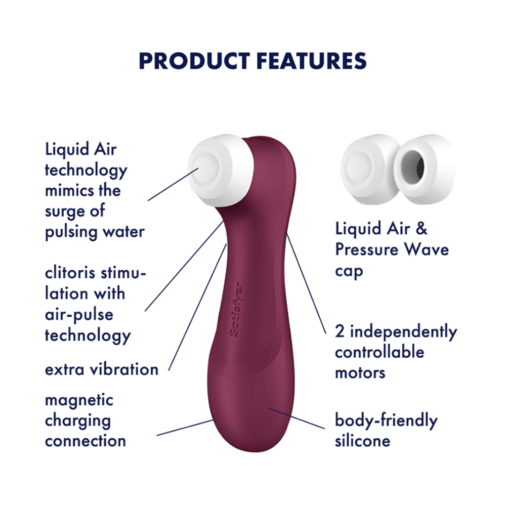 Satisfyer - Pro 2 Generation 3 with Liquid Air Technology - Red