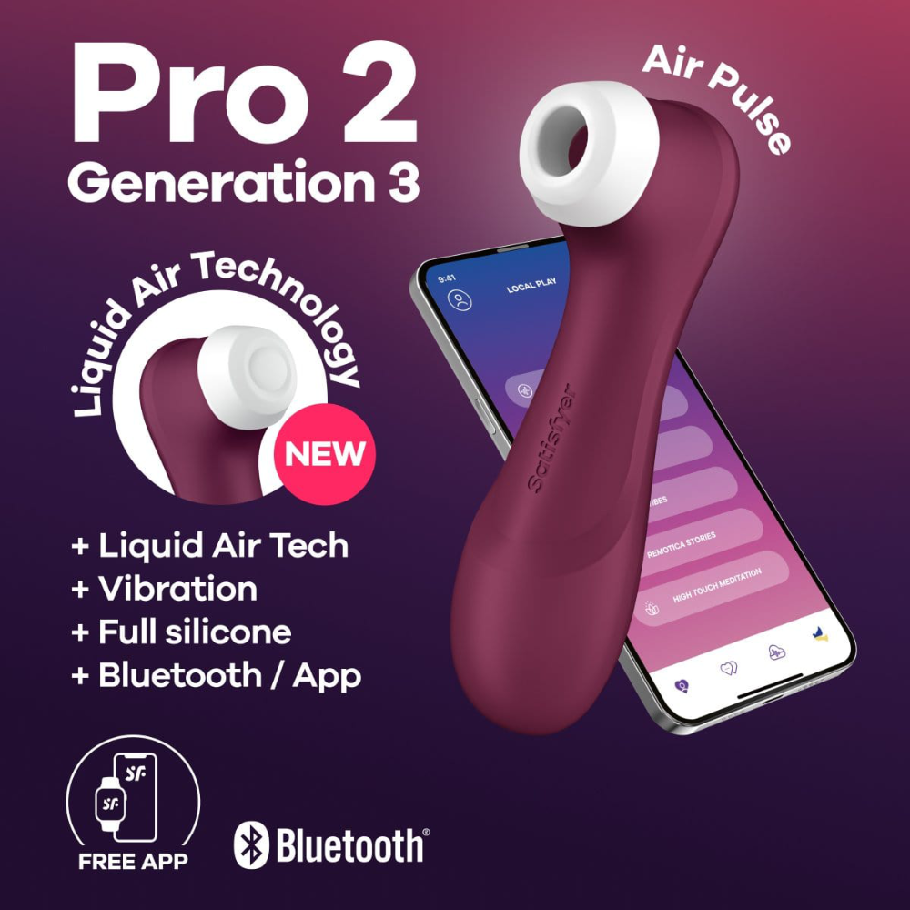 Satisfyer - Pro 2 Generation 3 with Liquid Air Technology - Red
