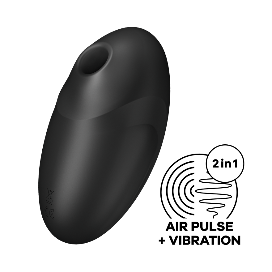 Satisfyer - Vulva Lover 3 Clitoral Air-Pulse Vibrator - Black