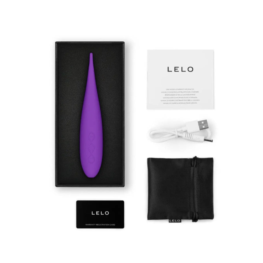 Lelo - Dot Travel Rechargeable Clitoral Pinpoint Vibrator - Purple