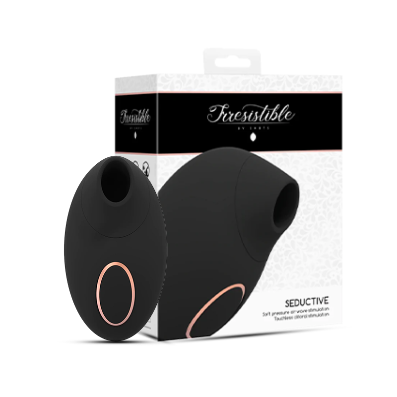 SHOTS - Seductive Air Pulse Vibrator - Black