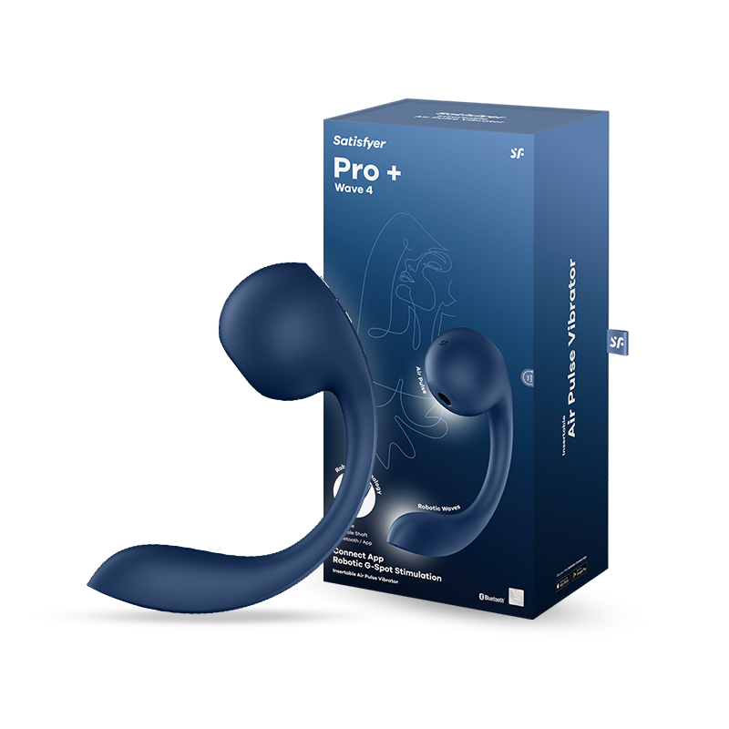 Satisfyer - Pro+ Wave 4 Connect App - Robotic G-Spot & Clitoral Vibrator