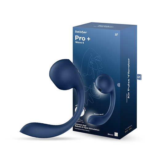 Satisfyer - Pro+ Wave 4 Connect App - Robotic G-Spot & Clitoral Vibrator