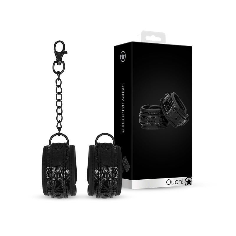 SHOTS Ouch! - Diamond Pattern Handcuffs