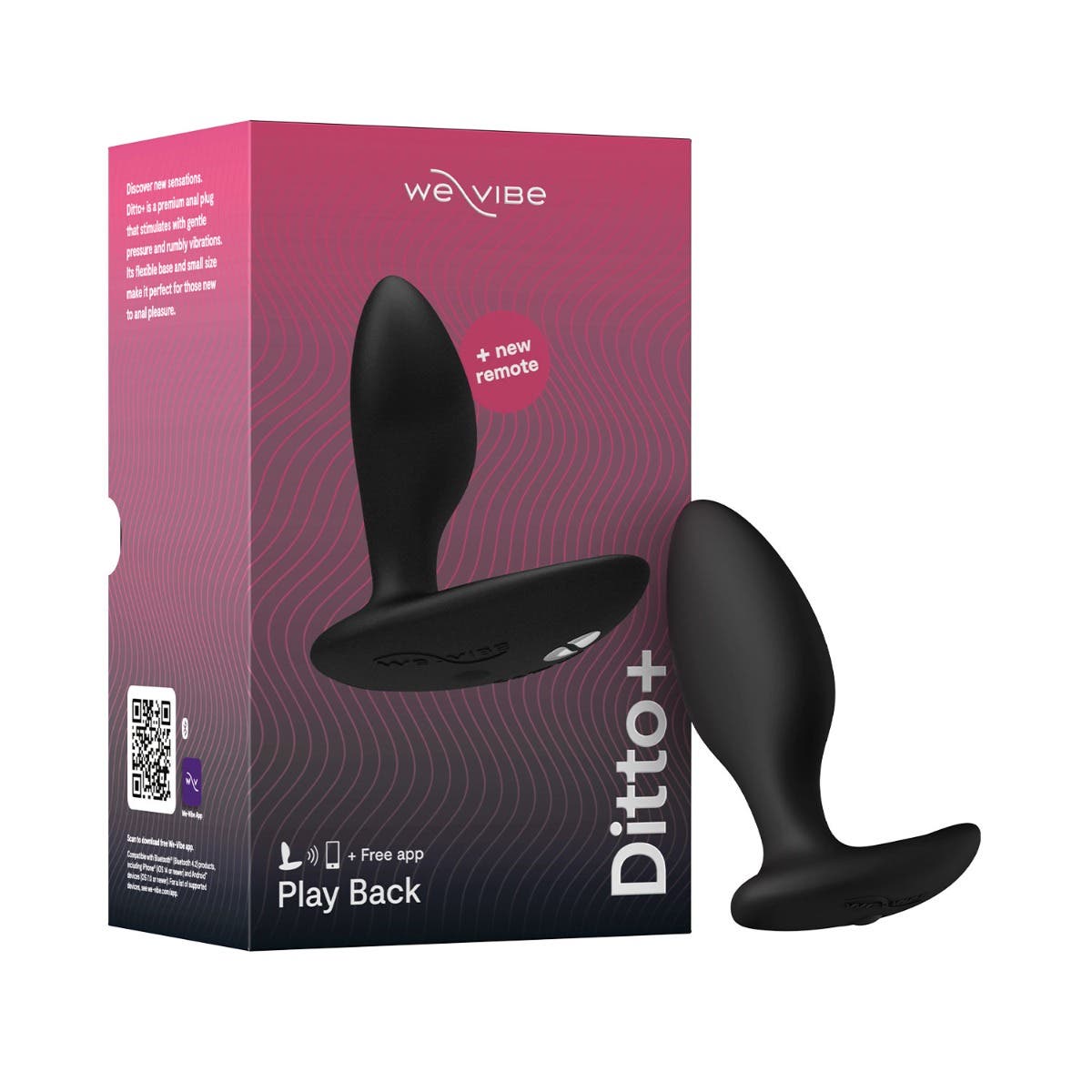 We-Vibe Ditto + - Satin Black