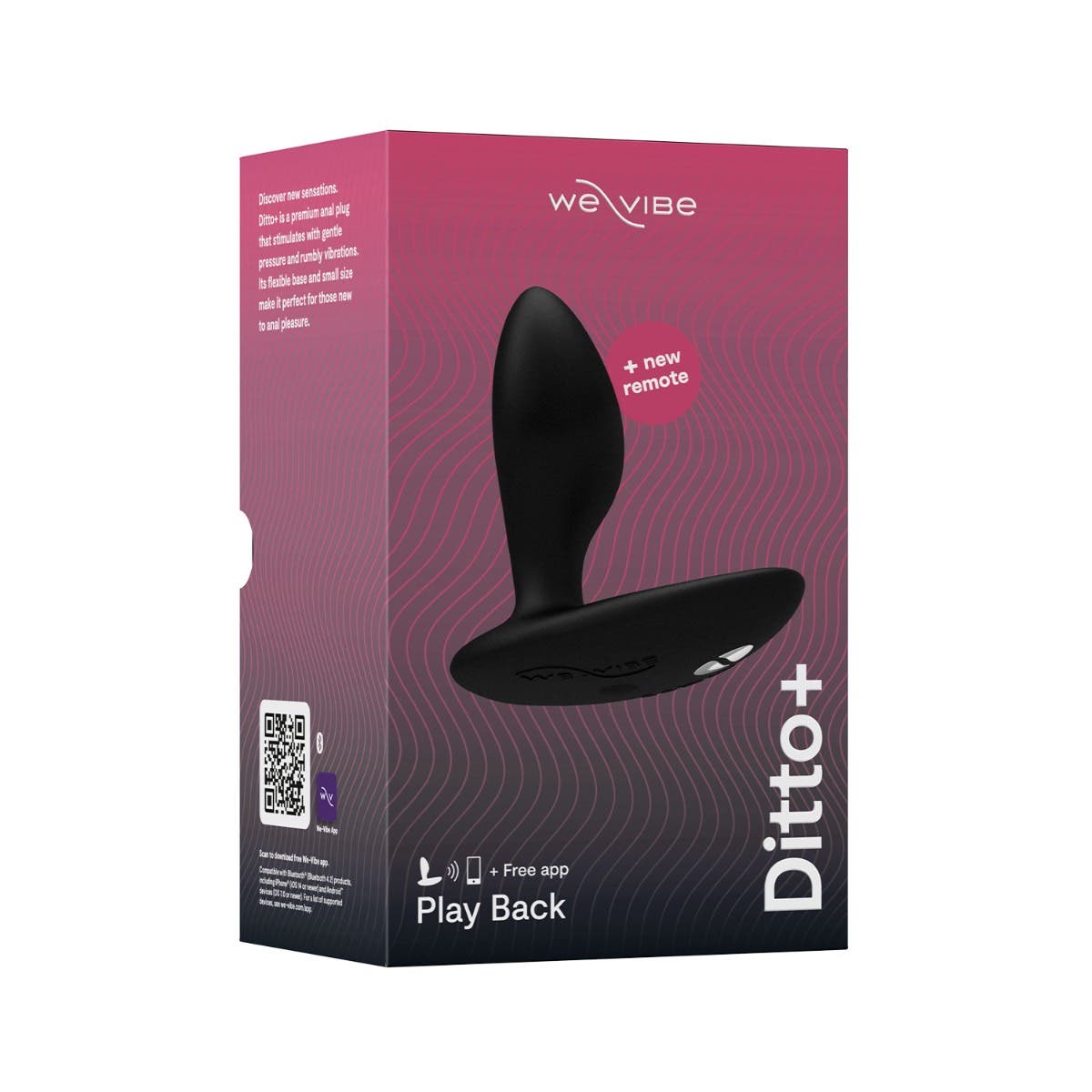 We-Vibe Ditto + - Satin Black