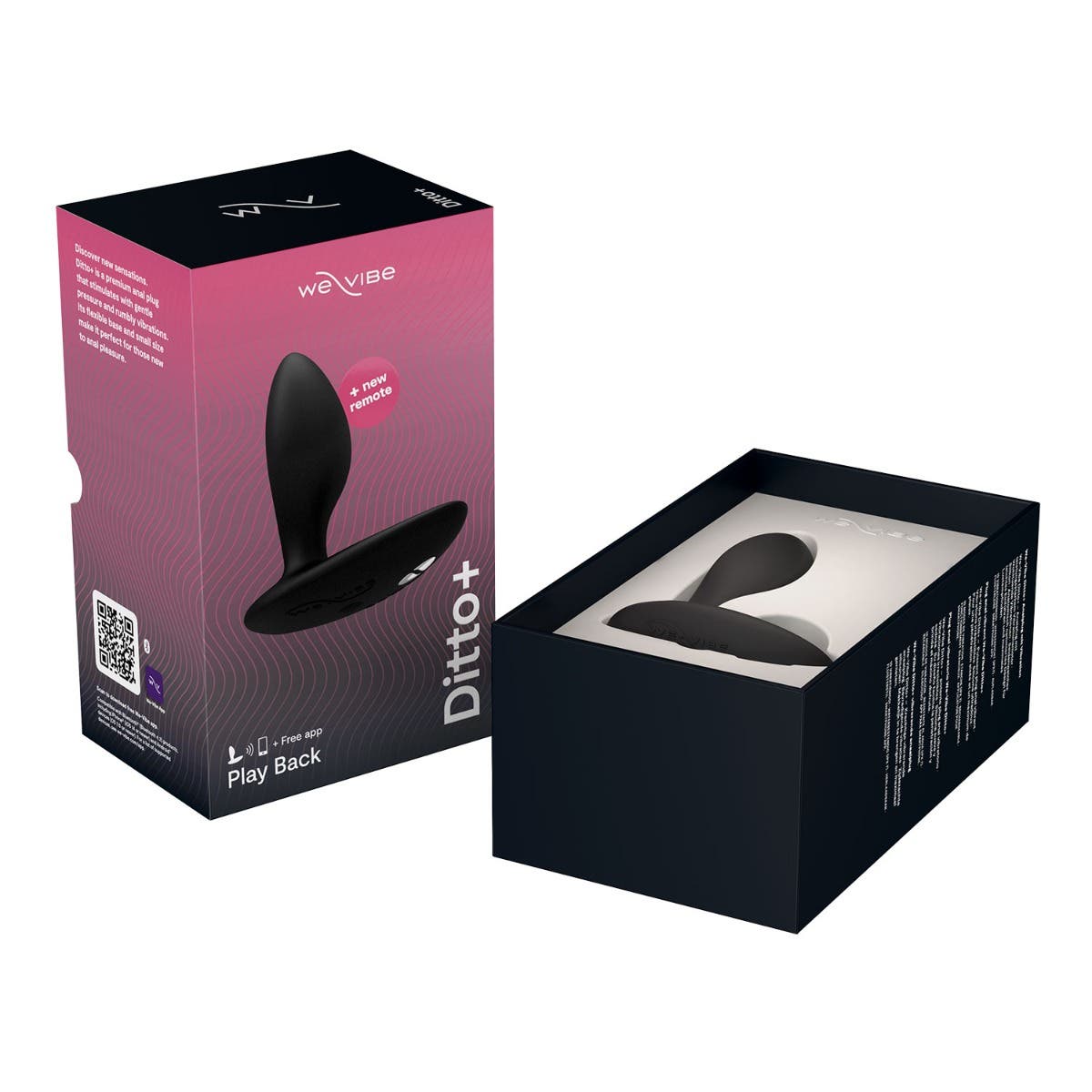 We-Vibe Ditto + - Satin Black