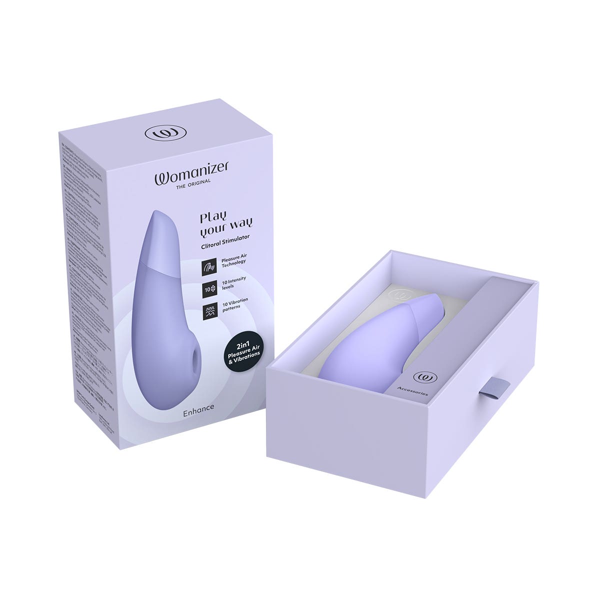Womanizer - Enhance 2-in-1 Clitoral Stimulator - Lilac