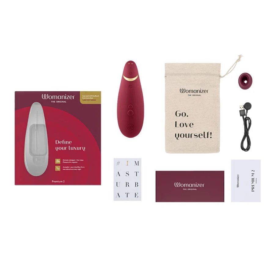 Womanizer Premium 2 - Bordeaux - FRISKY BUSINESS SG